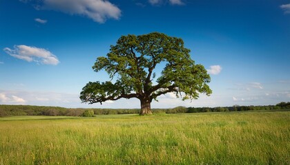 old lone oak tree