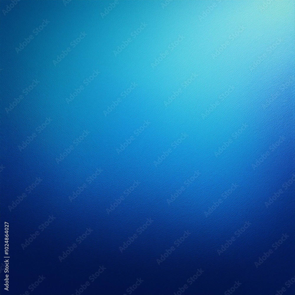 Wall mural blue modern and simple gradient colors background with grain rough texture