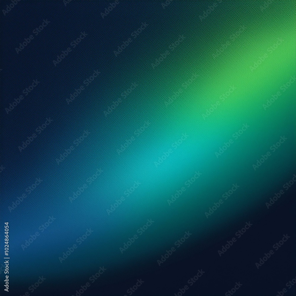 Wall mural dark green blue glowing grainy gradient background noise texture backdrop webpage header banner desi