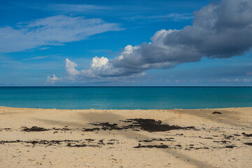 Tropical paradise Caribbean white sandy beach laguna luxury resort refuge hideaway getaway Bermuda island for deluxe dream holiday vacation picturesque landscape seascape scenery