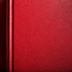 macro image of a red book cover