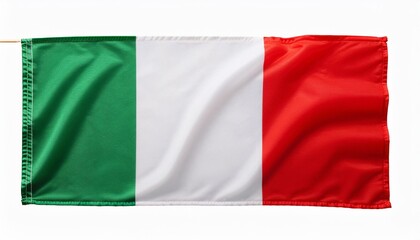 Obraz premium italian flag isolated on white