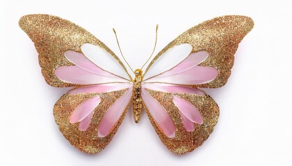 luxury white pink gold butterfly drawing clipart golden butterfly luxury glitter style