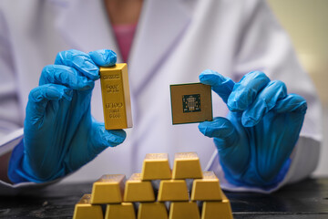 Gold extraction experts to separate precious metals from e-waste, separating precious metals from...