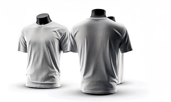 White T-Shirt Mockup on Mannequin