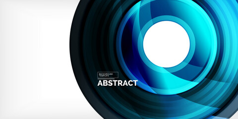 Circles, round elements, ring shapes premium background. Vector Illustration For Wallpaper, Banner, Background, Card, Book Illustration, landing page