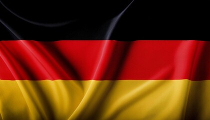 Obraz premium dynamic waving german flag