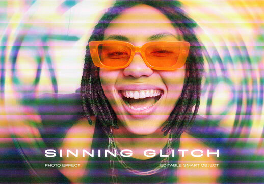 Spinning Image Effect Mockup