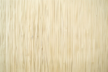 Naklejka premium Natural background, bamboo mat close-up, the texture of the wood is clearly visible