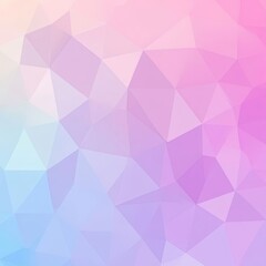 Obraz premium Abstract pastel pink, purple and blue polygonal mosaic background, creative design template