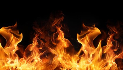 Fototapeta premium beautiful stylish fire flames
