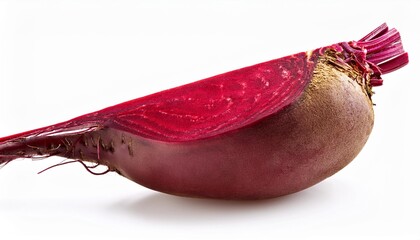 red beet isolated over white