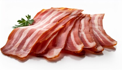 thin slices of smoked bacon