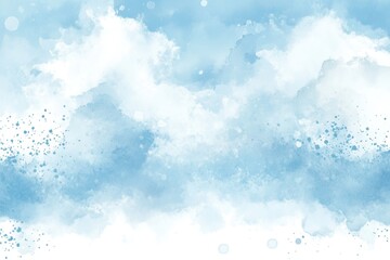 Blue Watercolor Sky Background