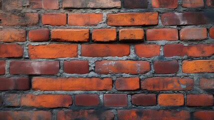 Detailed red brick wall texture for architectural design