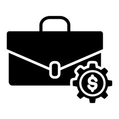 Business Value Glyph Icon