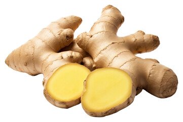 PNG Ginger 1 piece plant food white background.
