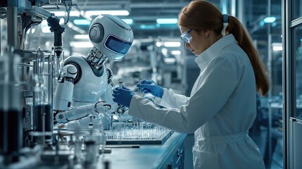 Humanoid robot aids scientists in advanced lab work