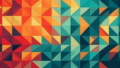 Abstract geometric patterns with clean lines and bold colors for use in backgrounds, packaging, or presentation designs.