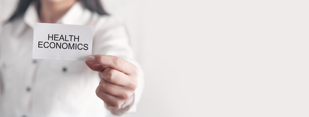 Health Economics. Business. Medical concept