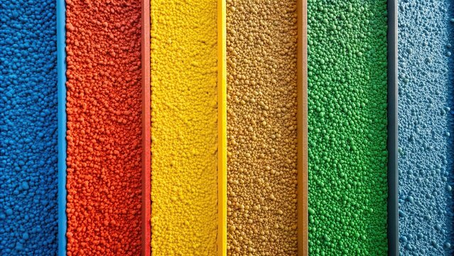 Panoramic rubberized coatings for decoration and protection