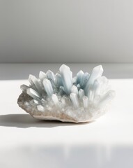 Uncommon mineral sample of albite crystal.