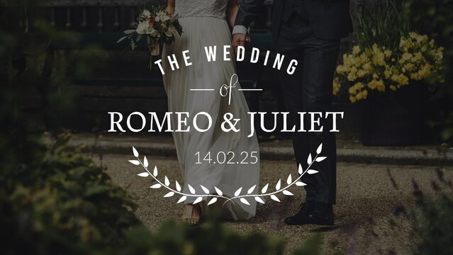 Elegant Wedding Husband and Wife Title Intro