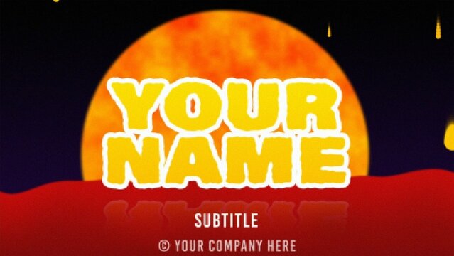 8-bit Cartoon Retro Game Trailer Title Intro