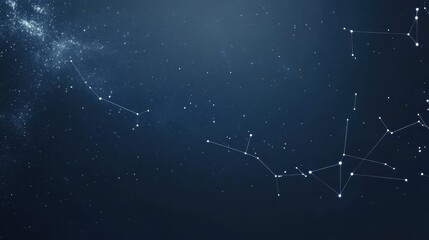 Fototapeta premium Mesmerizing Starry Night Sky with Shimmering Constellations