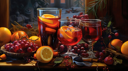 Holiday Bliss Mulled Wine and Eggnog for a Joyful Christmas Gathering