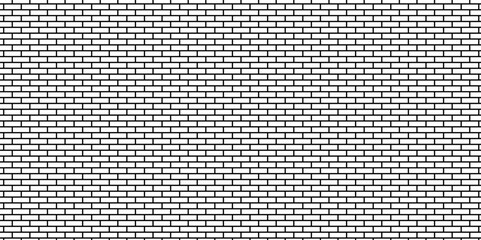 White brick wall texture seamless vector illustration. Abstract aged architecture decor wall block floor and bathroom, 