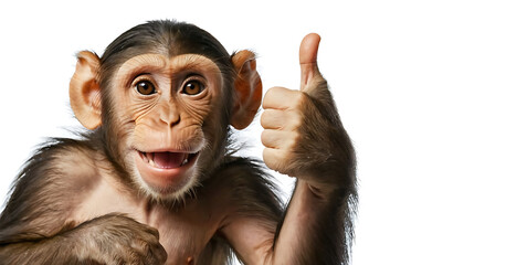 This Monkey Approves: Adorable Primate Gives a Thumbs Up