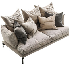 Obraz premium bed with pillows