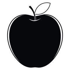 a-silhouette-apple