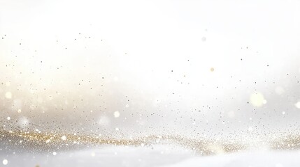 Obraz premium Serene Winter Wonderland: Sparkling Snow and Peaceful Landscape