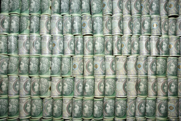 Ściana banknotów © Mirosaw