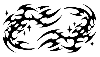 Neo tribal tattoo design vector
