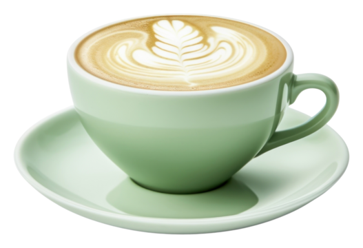 PNG Saucer latte cup coffee.