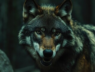 Fototapeta premium Wolf Close Up