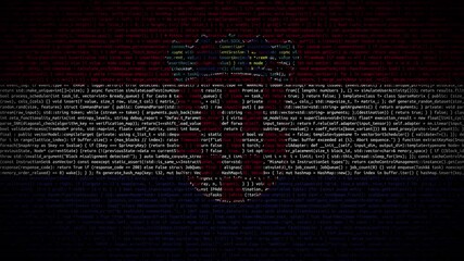 Binary code on flag of Croatia. Program source code or Hacker concept on Croatian flag. Croatia digital technology security, hacking or programming - Powered by Adobe