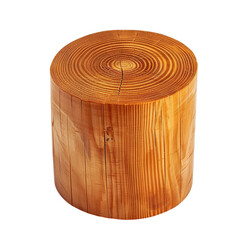 wooden box isolated on white