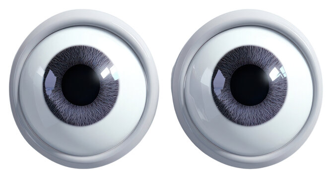 PNG White cartoon eyes illustration electronics realistic.
