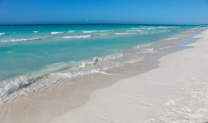 The beach of the island Cayo Santa Maria - Cuba