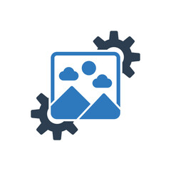 Picture Generate Icon - Image Setting Icon