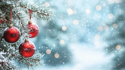 Christmas and New Year holidays concept. AI generated illustration.