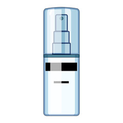 refresh setting spray cartoon. hold shine, glow fix, lock prime refresh setting spray sign. isolated symbol vector illustration