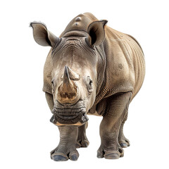 Fototapeta premium rhinoceros isolated on white