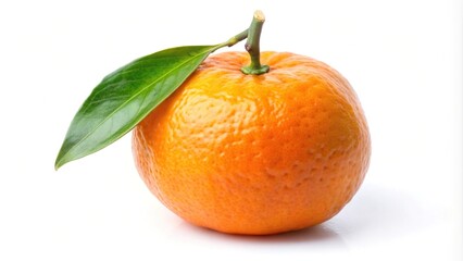 Bright citrus fruit isolated on white background