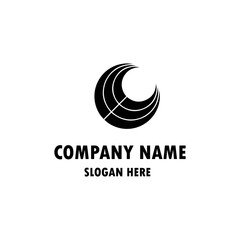 Vintage Retro Moon Crescent Logo Design Vector © SAHINAKHANOM