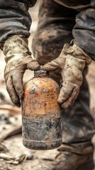 Close-Up View of a Possible Explosive Device